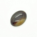Кабошон нат. камінь Агат коричневий, Овал, 24,8х18 мм (KAB-059218)