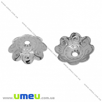 Обниматель из нержавеющей стали, 11 мм, Темное серебро (STL-032369)