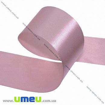 [Архів] Атласна стрічка, 40 мм, Рожева (курна троянда) (LEN-033634)