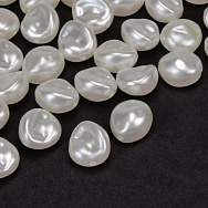 Намистини пластикові, Імітація барокових перлів, 10,5х10х6,5 мм, Молочні (BUS-059869)