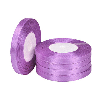 Атласна стрічка, 6 мм, Бузкова (LEN-057045)