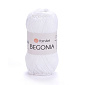 Пряжа YarnArt Begonia 50 г, 169 м, Біла 1000 (YAR-023004)