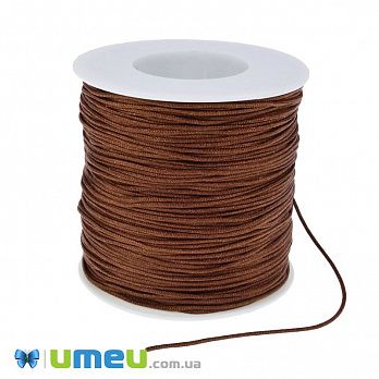Нейлоновий шнур (для браслетів Шамбала), 1,0 мм, Цегляний (LEN-047098)