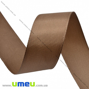 [Архів] Репсова стрічка, 40 мм, Коричнева (LEN-016789)
