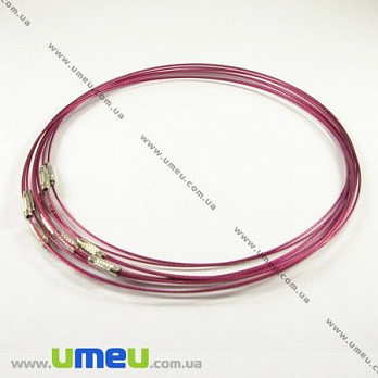 Основа для кольє Чокер, Малинова, 44 см (OSN-000649)