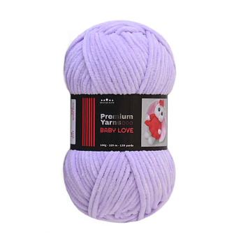 Пряжа Premium Yarn Baby Love 100 г, 120 м, Сиреневая 305, 1 моток (YAR-056000)