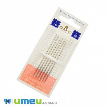 Набір голок штопальних DMC (Франція) №18, 6 шт (UPK-047510)