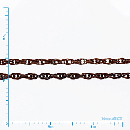 Ланцюг, Мідь, 2х1 мм, 1 м (ZEP-040210)