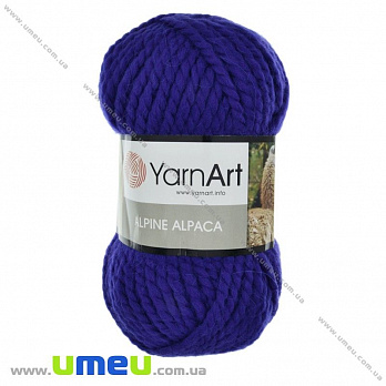 Пряжа YarnArt Alpine Alpaca 150 г, 120 м, Синяя 442, 1 моток (YAR-029617)