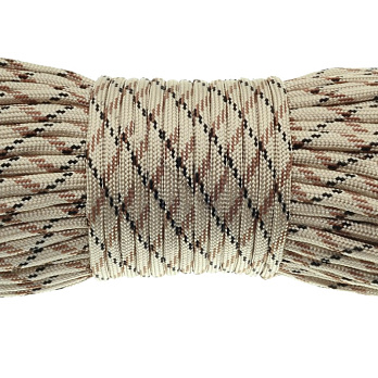 Шнур паракорд семижильный меланж 4 мм, Бежевый (LEN-012226)