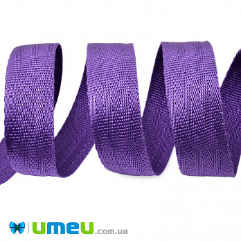 Стрічка ремінна для рюкзаків (стропа) «Ялинка», 25 мм, Фіолетова (LEN-040948)