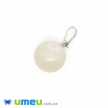 Подвеска Шар из натурального камня, Агат, 23х13 мм (POD-043123)
