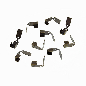 Затиск, 11х6 мм, Антична бронза (ZAG-015123)