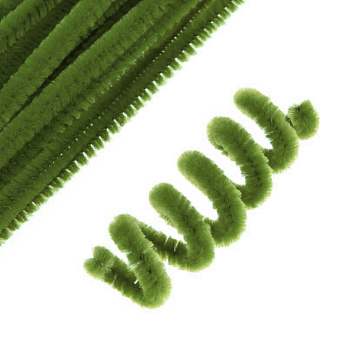 Синельний дріт, Оливковий, 30 см (DIF-060273)