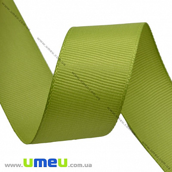 Репсовая лента, 40 мм, Оливковая (LEN-016801)