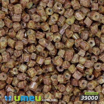 Бісер чеський Рубка 11/0, №39000, Коричнево-зелений (BIS-044075)