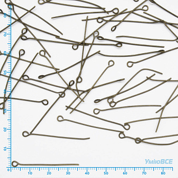 Булавки, Античная бронза, 3,5 см, 0,7 мм, уп (5 г) (PIN-056164)