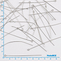 Булавки із нерж. сталі, 65 мм, Темне срібло, 1 уп (20 шт) (STL-056224)