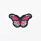 Термоаплікація Метелик, 5,5х3,5 см, Рожева (APL-060100)