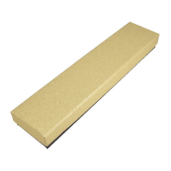 Коробочка Прямоугольная, 20,5х4,5х2,5 см, Золотистая (UPK-060591)